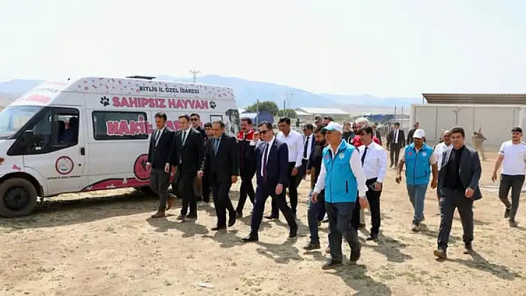 Bitlis Valisi Ahmet Karakaya, Doğal Yaşam Alanı ve Hayvan Barınağında İncelemelerde Bulundu