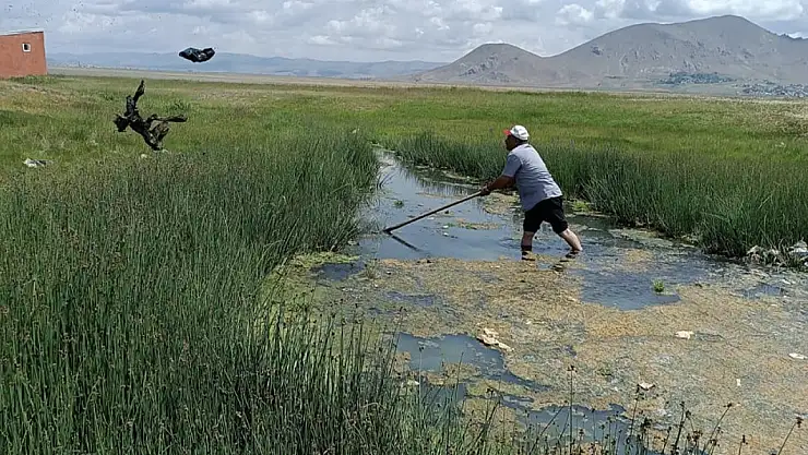 Çaldıran Belediyesi'nden Buğulukaynak Termal Kaplıcası'nda Çevre Temizliği