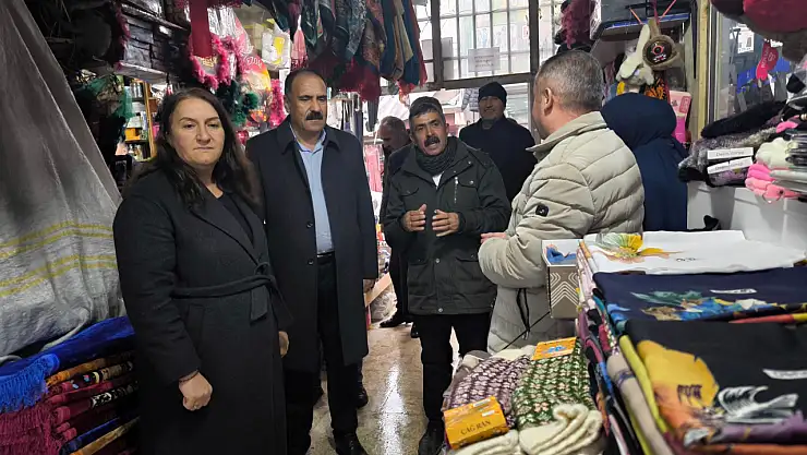 Çaldıran'da 'Ekmek ve Barış İçin' Kampanyası Kapsamında Esnaf Ziyaretleri