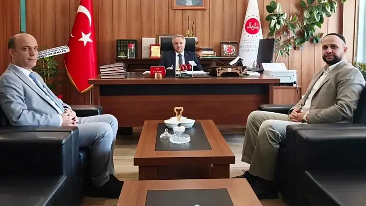 Camiler ve Din Görevlileri Haftası Kapsamında Diyanet Hak-Sen'den İl Müftüsüne Ziyaret