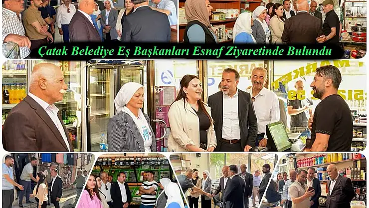 Çatak Belediye Eş Başkanlarından Esnafa Ziyaret