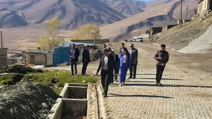 Çatak Belediyesi Boyunpınar Mahallesi'ndeki Çalışmaları Yerinde İnceledi