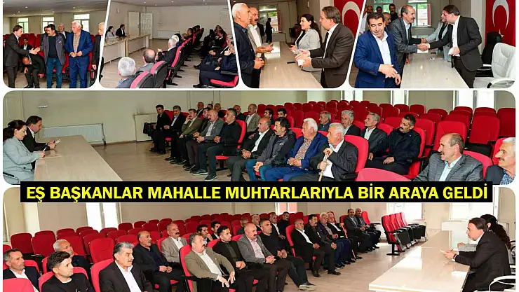 Çatak Belediyesi Eş Başkanları Mahalle Muhtarlarıyla Buluştu