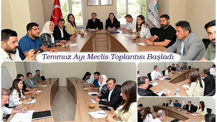 Çatak Belediyesi'nde Temmuz Ayı Meclis Toplantısı'nda önemli kararlar alındı