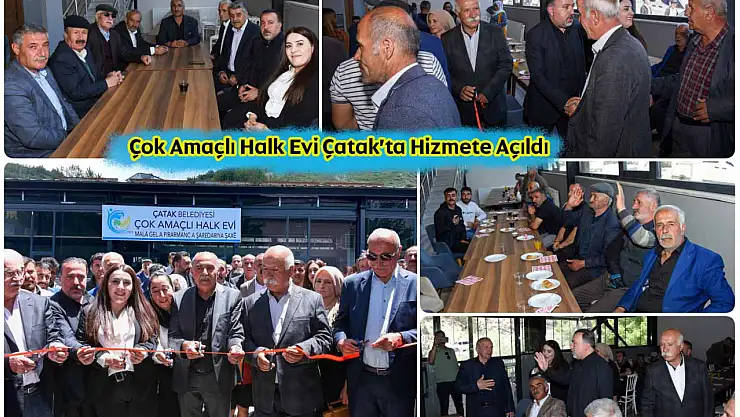 Çatak'ta Çok Amaçlı Halk Evi Hizmete Açıldı
