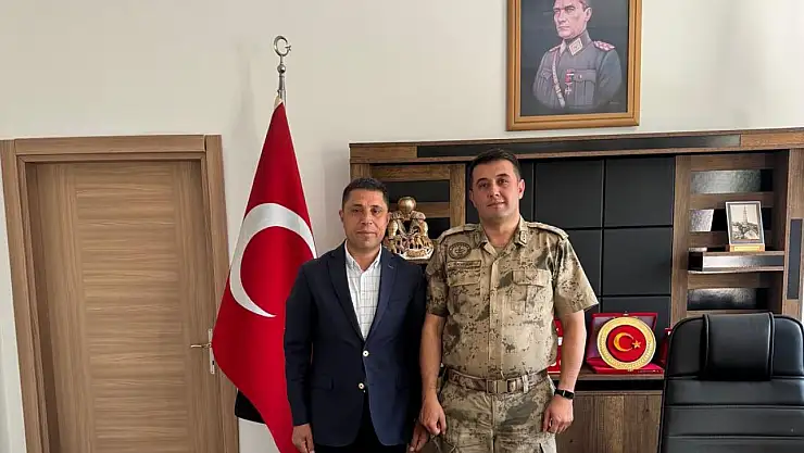 Dedeli Belediye Başkanı Durak'tan Binbaşı Bayram'a veda ziyareti