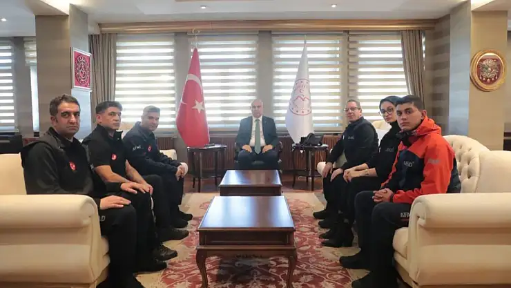 Deprem haftasında AFAD'dan Ağrı Valiliğine önemli ziyaret