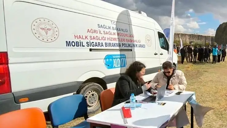 Diyadin Kanyonu Yürüyüşü'nde sağlık bilinci artırıldı