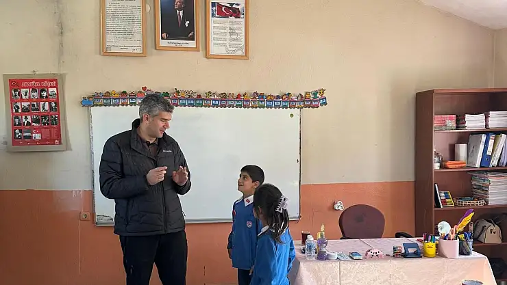 Diyadin Kaymakamı Korkusuz okulları ve köyleri ziyaret etti