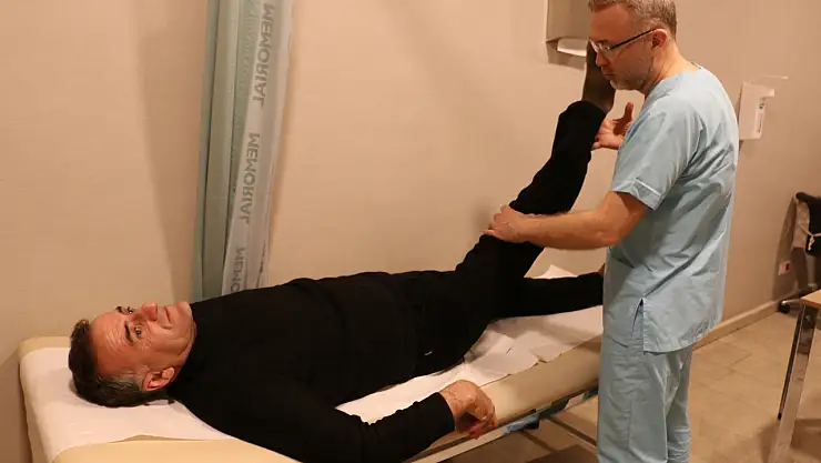 Diyarbakır'da ameliyatsız iğne yöntemiyle bel fıtığından kurtuldu