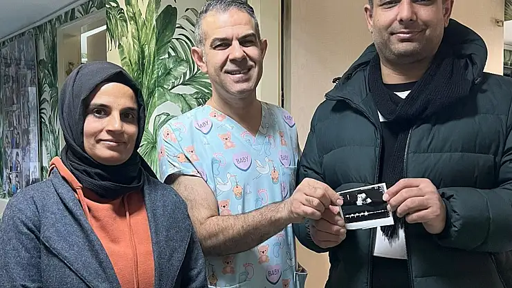 Diyarbakır'da çocuğu olmaz denilen çift gebelik müjdesi aldı