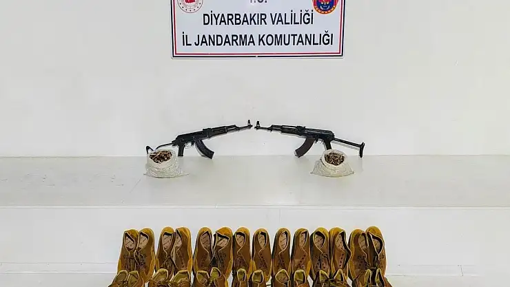 Diyarbakır'da terör örgütüne ait mühimmat ve malzemeler ele geçirildi