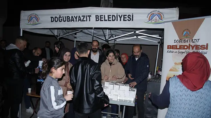 Doğubayazıt Belediyesi'nden Kandil Gecesine özel ikram