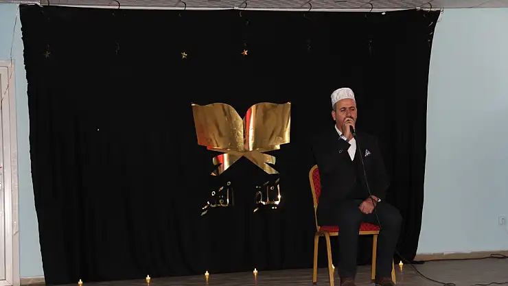 Doğubayazıt Savaş Ay Anadolu Lisesi'nde Kadir Gecesi'nin manevi atmosferi yaşatıldı