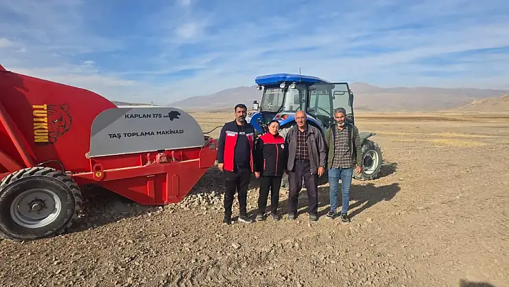 Doğubayazıt'ta DAP Projesi makinesi sahada test edildi