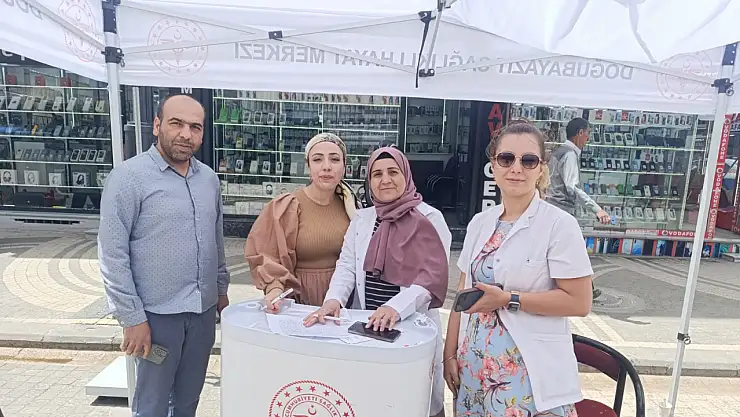 Doğubayazıt'ta obezite taraması vatandaşın ayağına getirildi