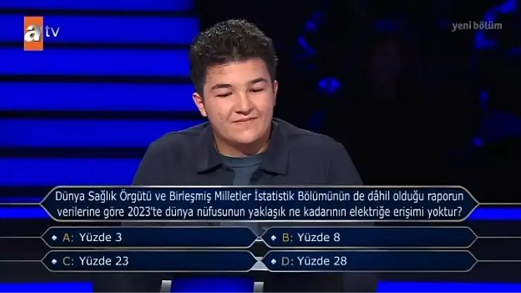 Dünya Sağlık Örgütü ve Birleşmiş Milletler İstatistik Bölümünün de dâhil olduğu raporun verilerine göre 2023'te dünya nüfusunun yaklaşık ne ...