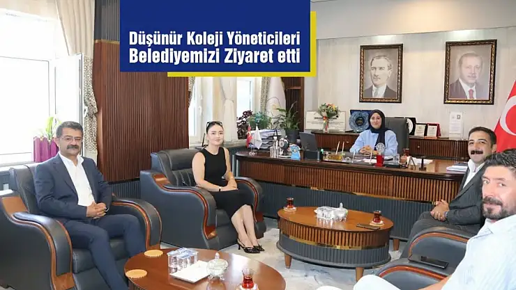 Düşünür Koleji, Van Edremit Belediyesi ile Eğitim İşbirliği Görüşmeleri Yaptı