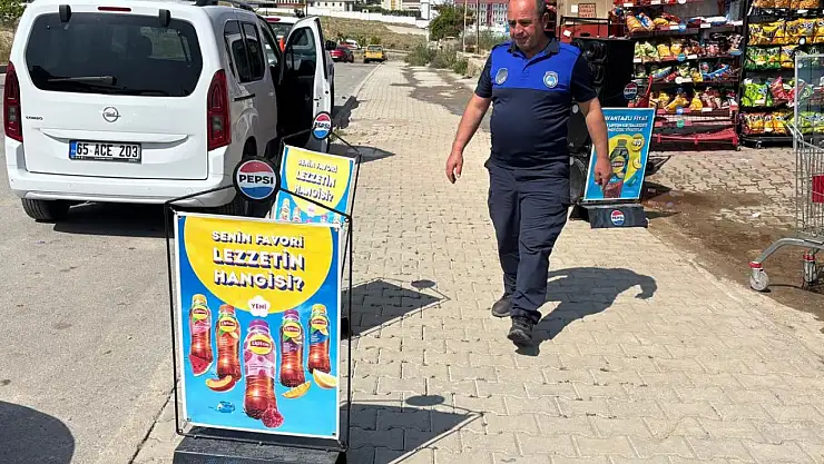 Edremit Belediyesi, kaldırımları korumak için işgal denetimlerine hız kesmeden devam ediyor