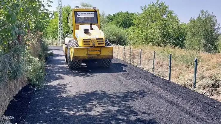 Edremit Eskicamii Mahallesi Kanalüstü Sokak Asfaltla Buluştu