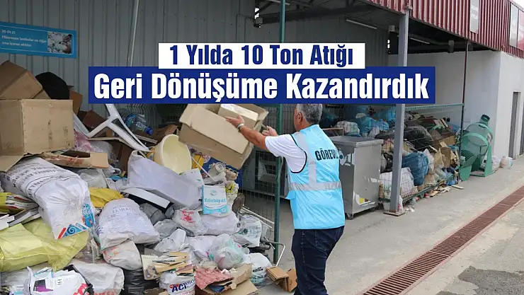 Edremit'te Sıfır Atık Projeleriyle 10 Ton Atık Geri Dönüşüme Kazandırıldı