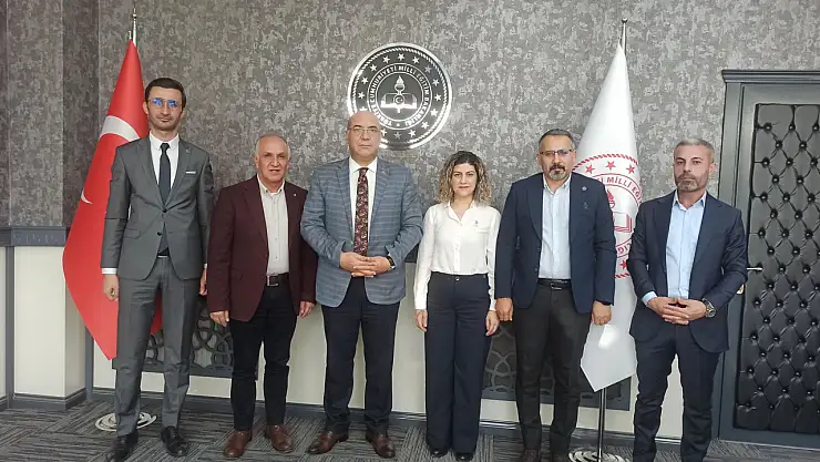 Eğitim Sen'den İl Milli Eğitim Müdürü Aras'a Miting Bilgilendirme Ziyareti