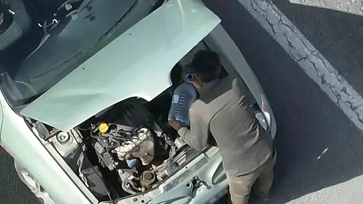 Ehliyetsiz sürücü dronla yakalandı, 18 bin TL ceza kesildi