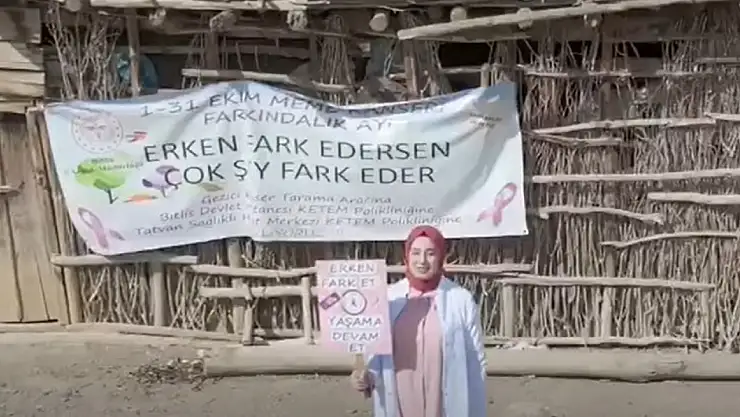 Ekim Ayı Meme Kanseri Farkındalık Ayı: Hizan'da Erken Tanı Hayat Kurtarıyor