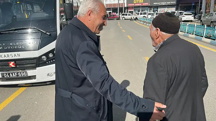 Eleşkirt'te hizmet mesaisi sürüyor: Başkan Yakut sahada