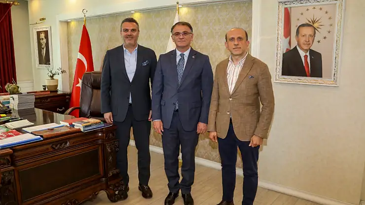 Emlak Konut Genel Müdür Yardımcılarından Van Valisi Ozan Balcı'ya Ziyaret