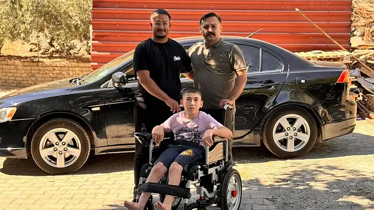 Engelli Sandalyeye Kavuşan Hüseyin: Mustafa Şahin Amca Gibi Polis Olacağım