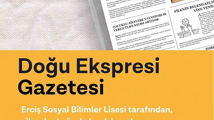 Erciş Sosyal Bilimler Lisesi'nin Doğu Ekspresi Gazetesi İstanbul'da okuyucularla buluşuyor