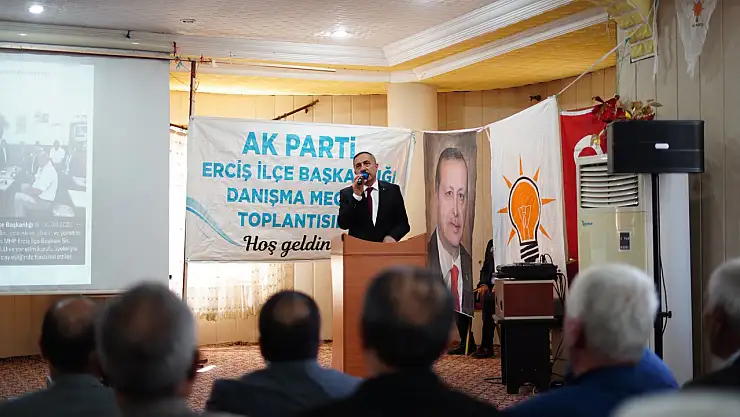 Erciş'te Gönül Birliği ve İlçe Danışma Meclisi Toplantısı Gerçekleştirildi