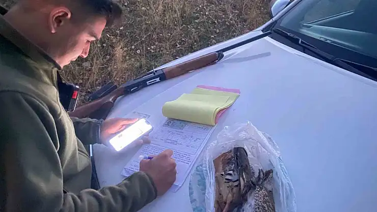 Erciş'te kaçak avcılara büyük ceza: Toplam 41 bin TL!