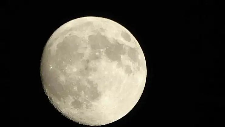 Erek Dağı'nda dolunay muhteşem manzara sundu, gökyüzü görsel şölenle aydınlandı!