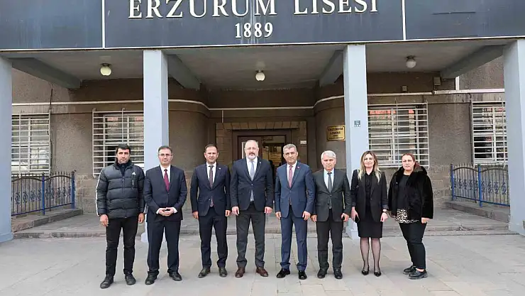 Ersin Karaman, Mezun Olduğu Erzurum Lisesi'nde Anılarını Tazeledi