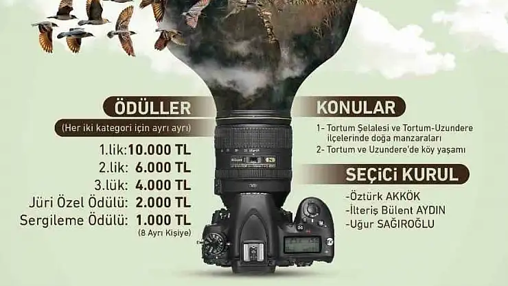 Erzurum'da 17-18 Mayıs'ta foto safari düzenlenecek, 50 bin TL ödül var!