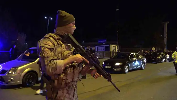 Erzurum'da 600 personelle geniş güvenlik uygulaması gerçekleştirildi