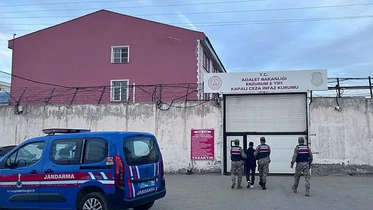 Erzurum'da Aranan Şahıs Jandarma Tarafından Yakalandı