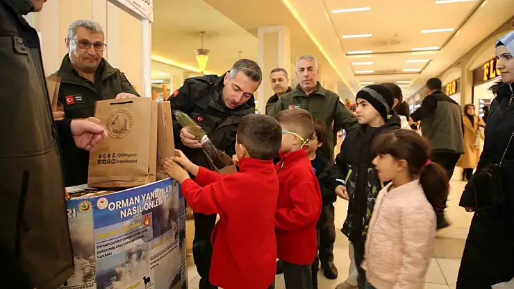 Erzurum'da bin 200 fidanla doğaya nefes
