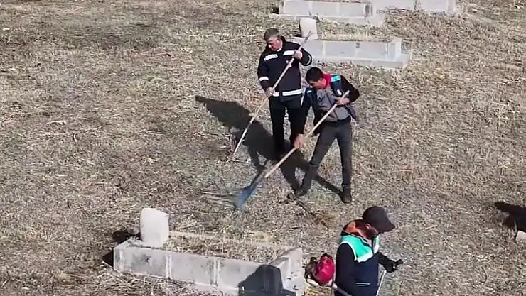 Erzurum'da Ecdada Vefa Projesi ile Aziziye-2 Tabyası'nda temizlik çalışmaları başladı