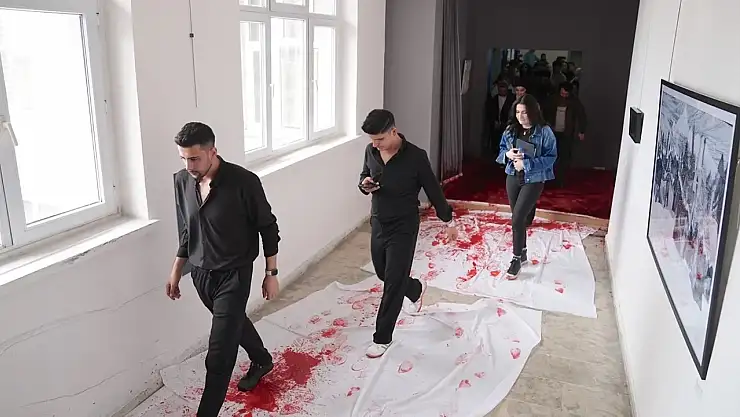 Erzurum'da Gazze Bir Soykırım Anatomisi Sergisi Açıldı