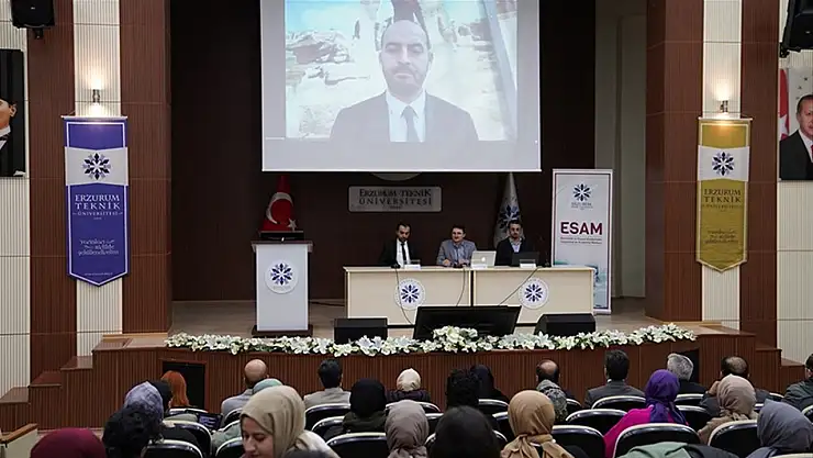 Erzurum'da 'Gazze: Maziden İstikbale' paneli düzenlendi