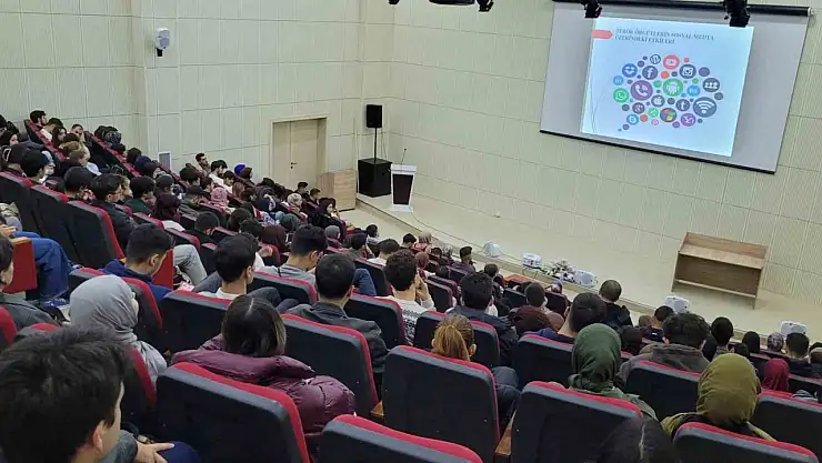 Erzurum'da Gençlik Güvenli Geleceğe projesiyle üniversitelilere terörle mücadele semineri düzenlendi