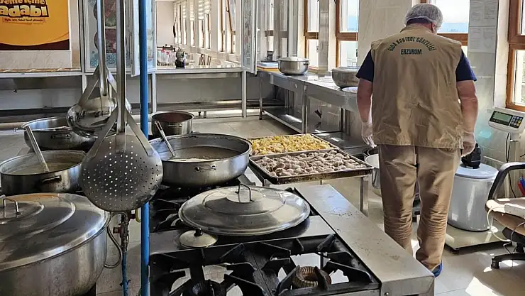 Erzurum'da gıda denetimleri sürüyor