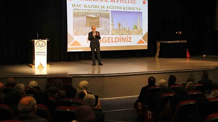 Erzurum'da hac seminerleri başladı