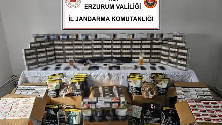 Erzurum'da jandarmadan uyuşturucu operasyonu: 9 gözaltı