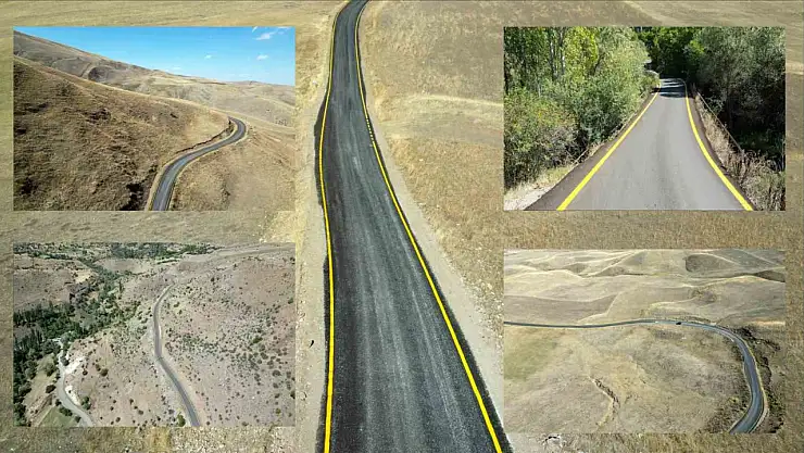 Erzurum'da Kırsal Yollar Güçleniyor, Ulaşım Konforu Artıyor