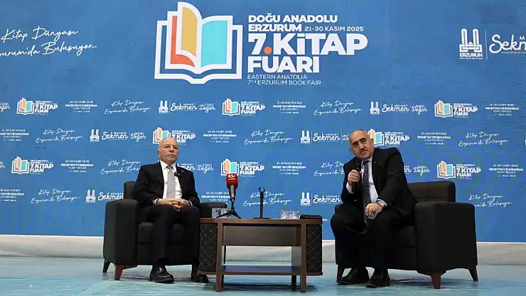 Erzurum'da Kitap Fuarı'na katılan Başkan Sekmen'den kültürel altyapının önemi vurgusu