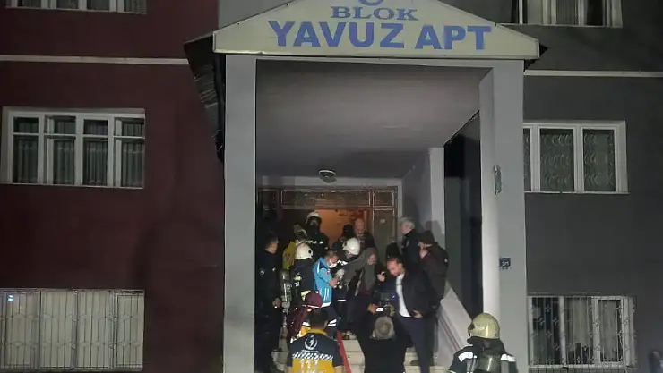 Erzurum'da korkutan yangın